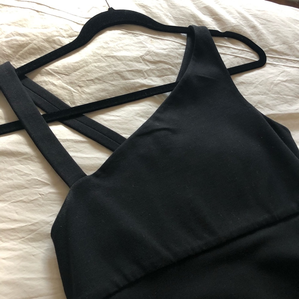 Asymmetrical Black DVF Dress